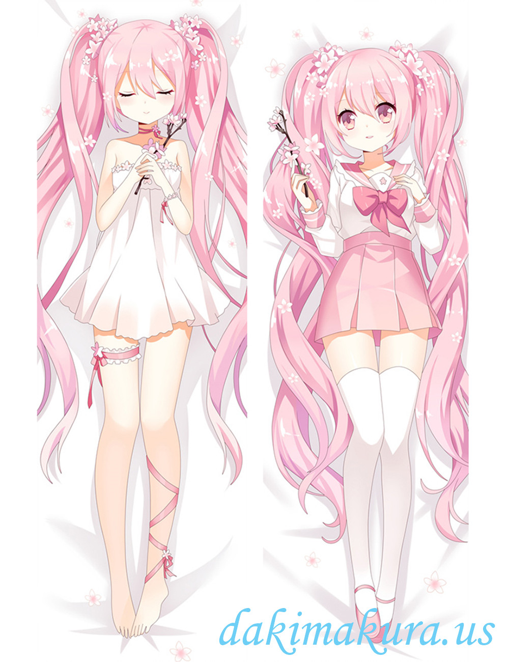 Hatsune Miku - Vocaloid Anime Dakimakura Japanese Hugging Body Pillow Cover